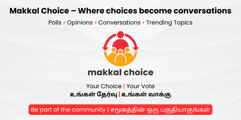 Makkal Choice Tamil nady Election Survey Politics Explained | TN Election 2026 report overview and voter trends | Opinion Poll vs Survey