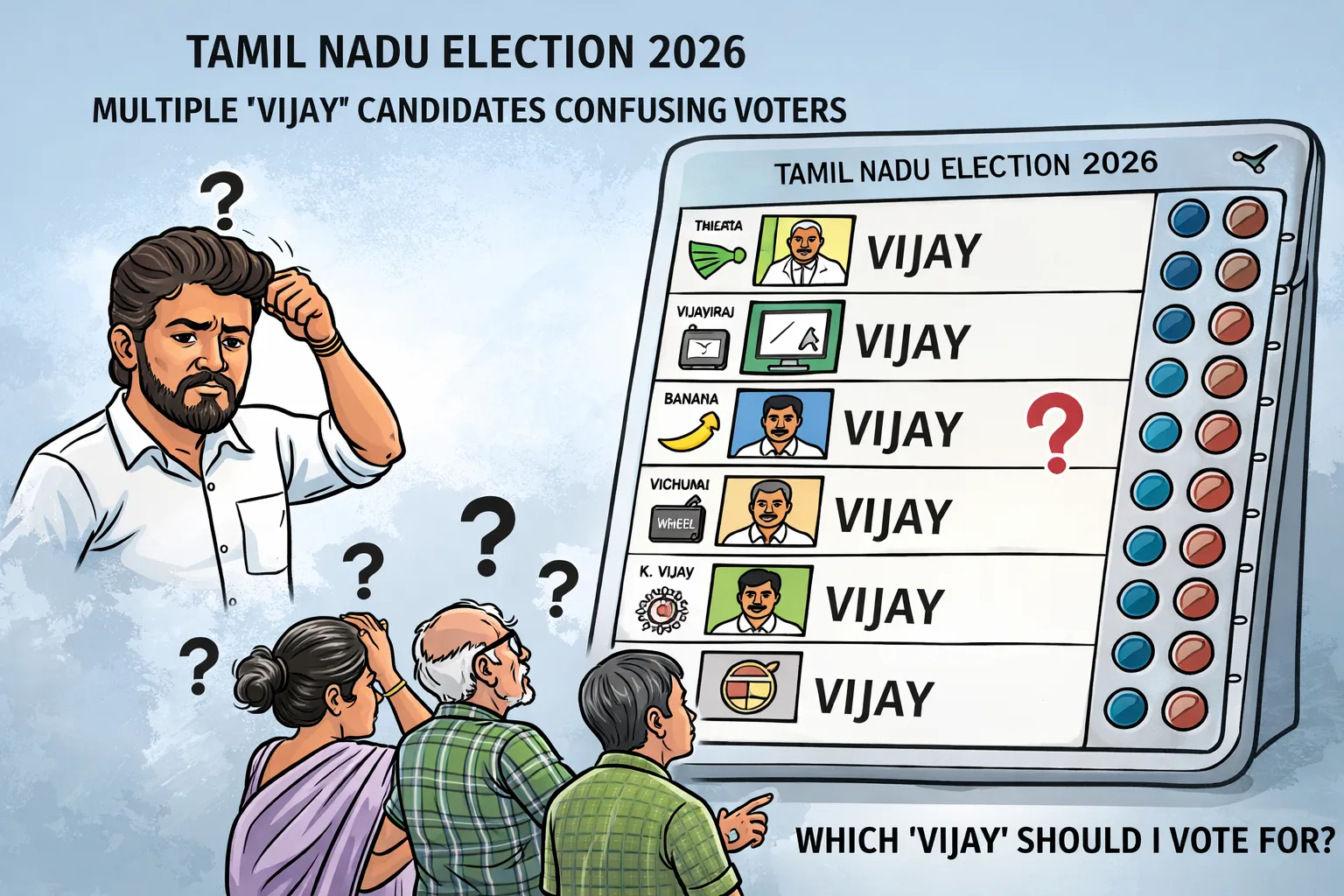 Tamil Nadu Election 2026 Vijay Candidates